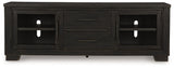 Galliden - Extra Large TV Stand - Black