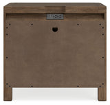 Cabalynn - Two Drawer Night Stand - Light Brown