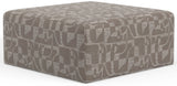Zeke - Cocktail Ottoman - Cloud