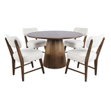 Nash - 5 Piece Dining Set, Table With 4 Dining Chairs