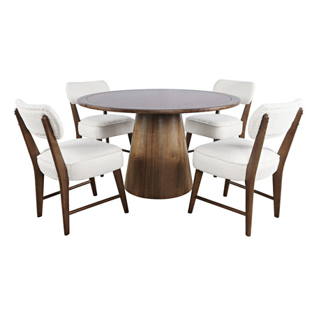 Nash - 5 Piece Dining Set, Table With 4 Dining Chairs