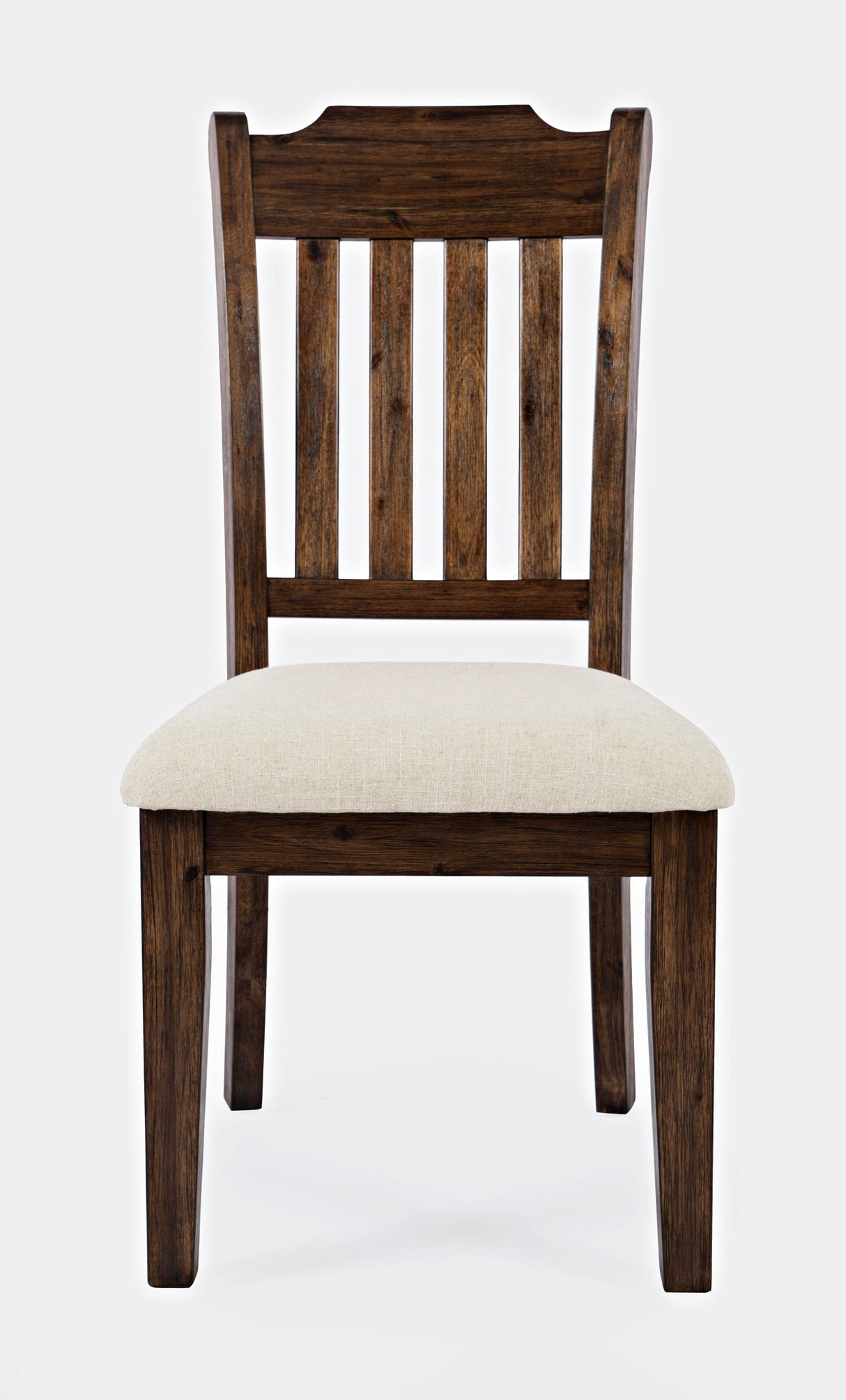 Bakersfield - Slatback Chair (Set of 2) - Wire Brush Brown / Beige