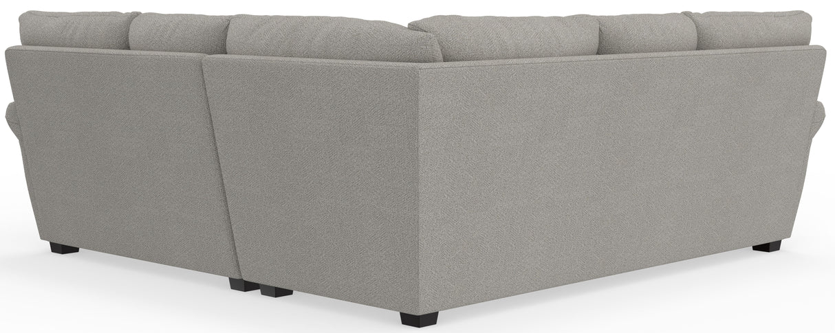 Livingston - Sectional With Comfort Coil Seating And Accent Pillows