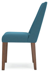 Lyncott - Dining Uph Side Chair (Set of 2) - Blue / Brown