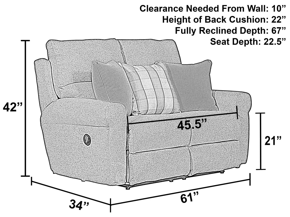 Westport - Lay Flat Reclining Loveseat