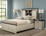 Madison County Queen Barn Door Bed