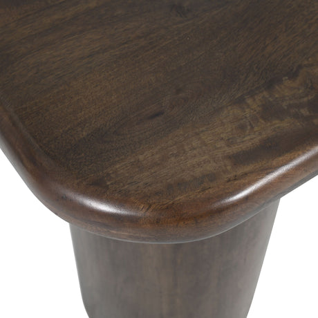 Mandara - Chairside Table - Dark Brown