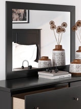Maribel - Black - Bedroom Mirror