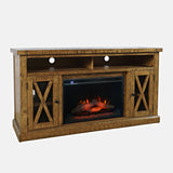 Telluride - Electric Fireplace Media Console - Gold