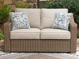 Laguna Heights - Loveseat With Cushion - Beige