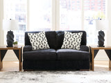 Whitmore Manor - Loveseat - Black Pearl