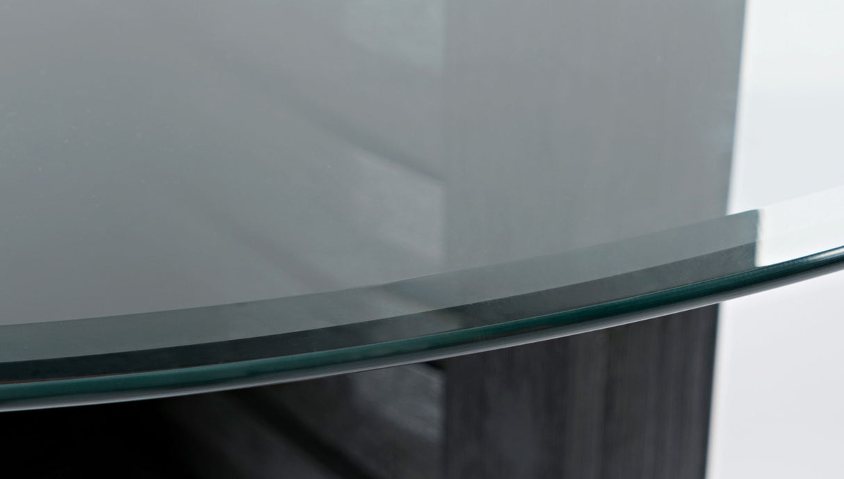 Altamonte - Glass Table - Dark Charcoal