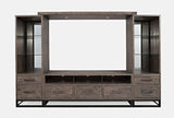 East Hampton - Media Wall - Distressed Gray