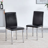 Elegant Upholstered Chairs & Metal Legs