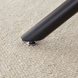 Luxurious Marble Patterned Dining Table With Metal Fork Legs