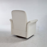 Modern Swivel Barrel Accent Chair With Base