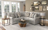 Livingston - Sectional With Comfort Coil Seating And Accent Pillows