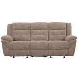 Sydney - Manual Recliner Sofa - Brown