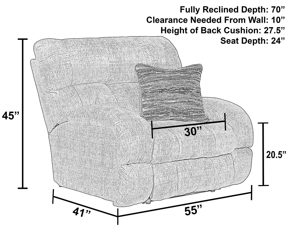 Ashland - Power Lay Flat Recliner