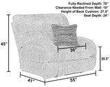 Ashland - Power Lay Flat Recliner