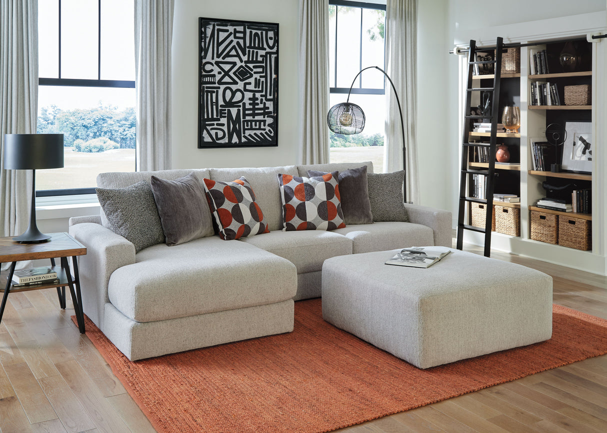 Arlo - Oversized Sofa Chaise With Cocktail Ottoman