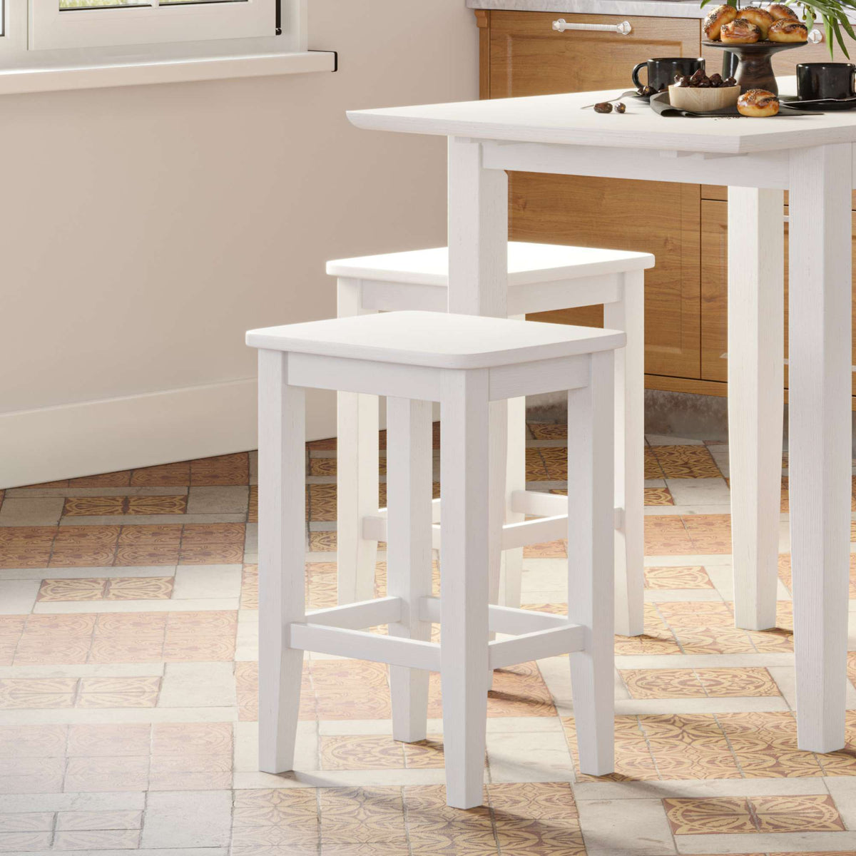 Eastern Tides - Backless Counter Stool (Set of 2)