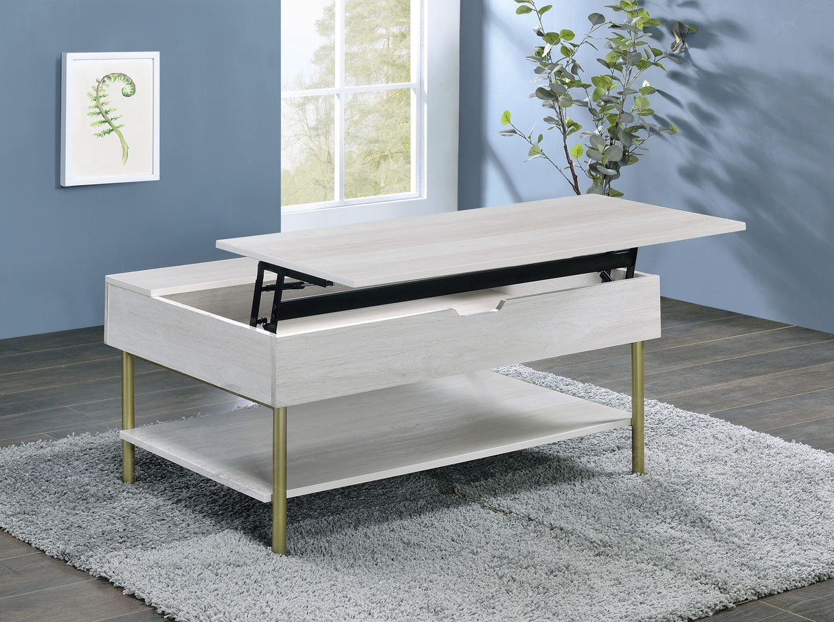 Whitman - Lift-Top Coffee Table - White