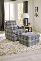 Nessa - Fabric Gliding Ottoman
