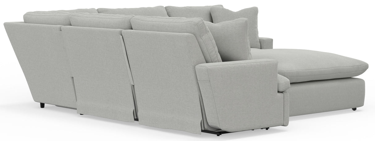 Stratus - Power Reclining Sectional With Reclining Seats And Usb Charging Ports