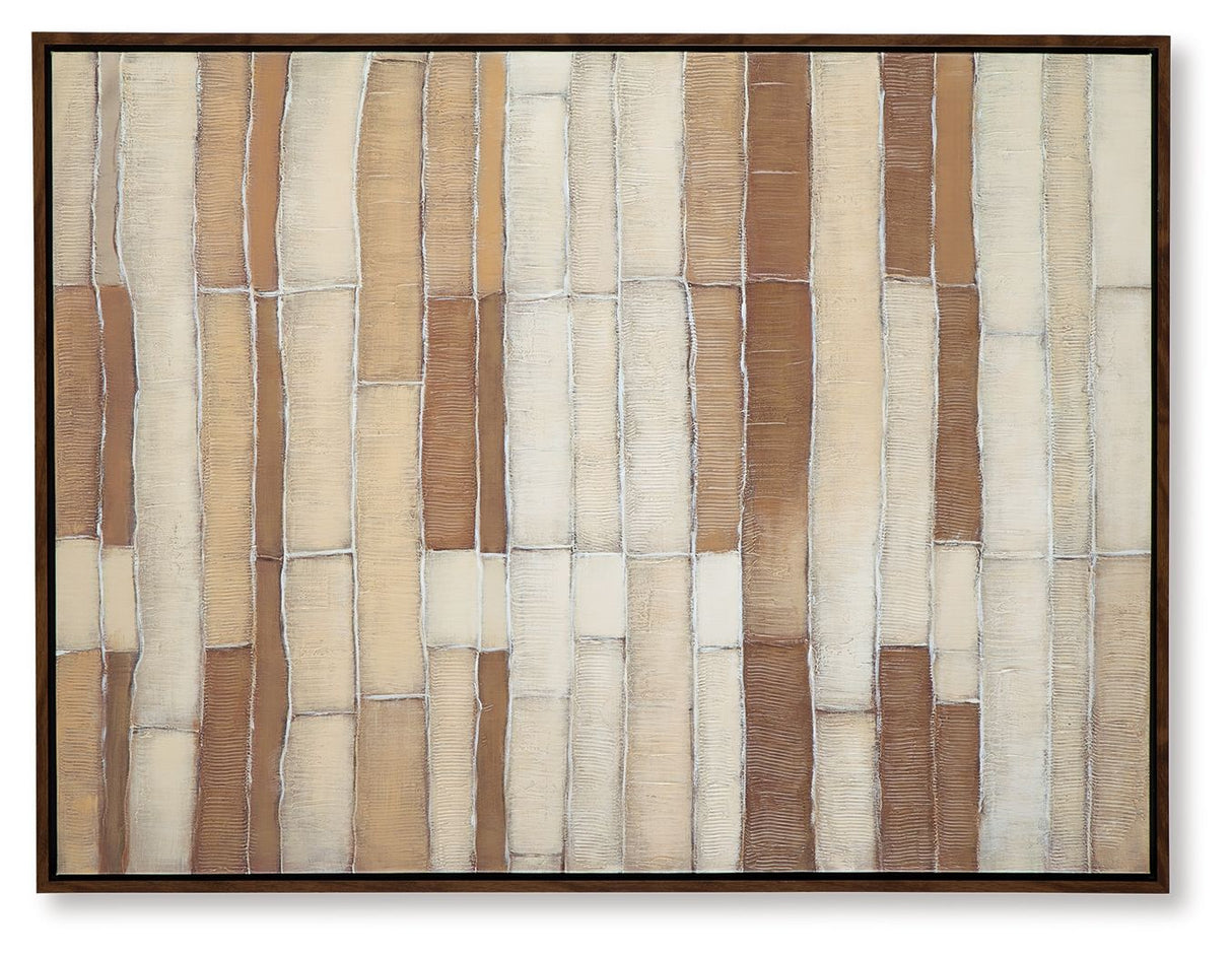 Kalanmore - Brown / Tan / White - Wall Art