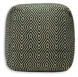 Abacy - Pouf - Green / Ivory