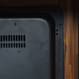 Cannon Valley - Electric Fireplace Media Console - Distressed Brown