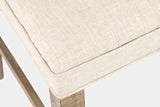 Carlyle Crossing - Upholstered Stool (Set of 2) - Distressed Medium Brown / Beige
