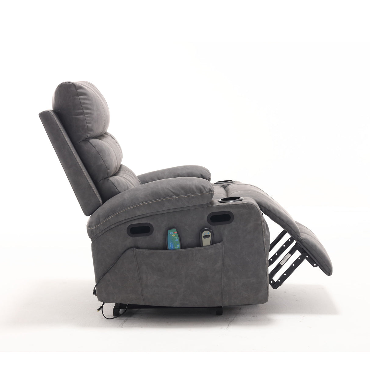 Cozy Electric Power Lift Recliner Chair Sofa For Elderly With Vibration Massage And Lumbar Heat