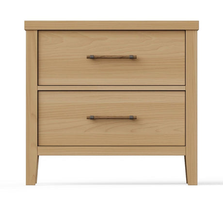 Pure Maple - 2 Drawer Nightstand