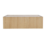 Laurel Creek - Block Coffee Table With Casters