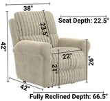 Foxy - Power Lay Flat Recliner With Zero Gravity