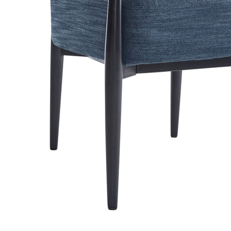 Modern Upholstered Accent Armchair With Pocket Spring Seat