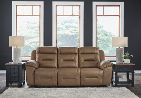 Heritage Reclining Sofa Leather