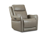 Garland - Leather Power Swivel Glider Recliner with Adjustable Headrest and Zero Gravity