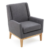 Modern Accent Chair With Padded Cushion Seat