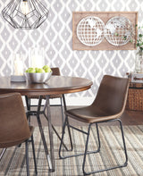 Centiar - Round Dining Room Table - Brown