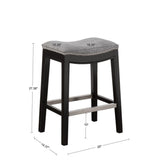 Saddle Counter Stool With High Density Foam