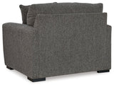 Gardiner - 2 Pc. - Chair And A Half, Ottoman - Pewter
