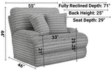 Cushy - Power Headrest Deep Seat Recliner