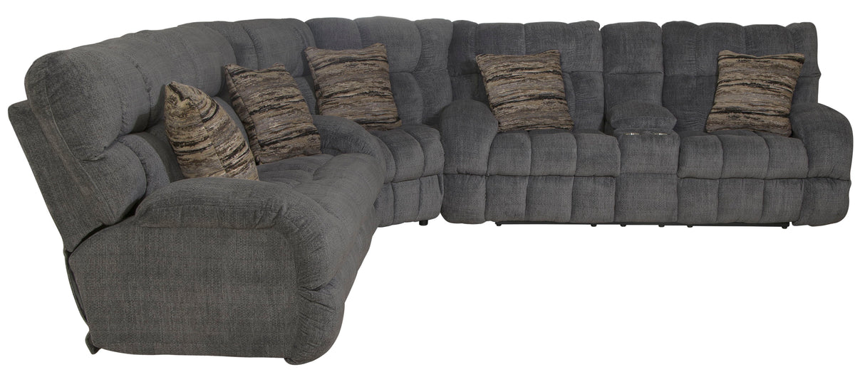 Ashland - Reclining Sectional With 4 Lay Flat Reclining Seats