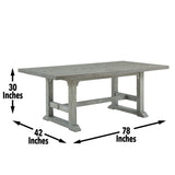 Whitford - Dining Table - Gray