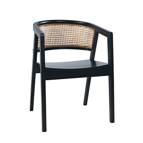 Lucas - Caneback Dining Chair - Black