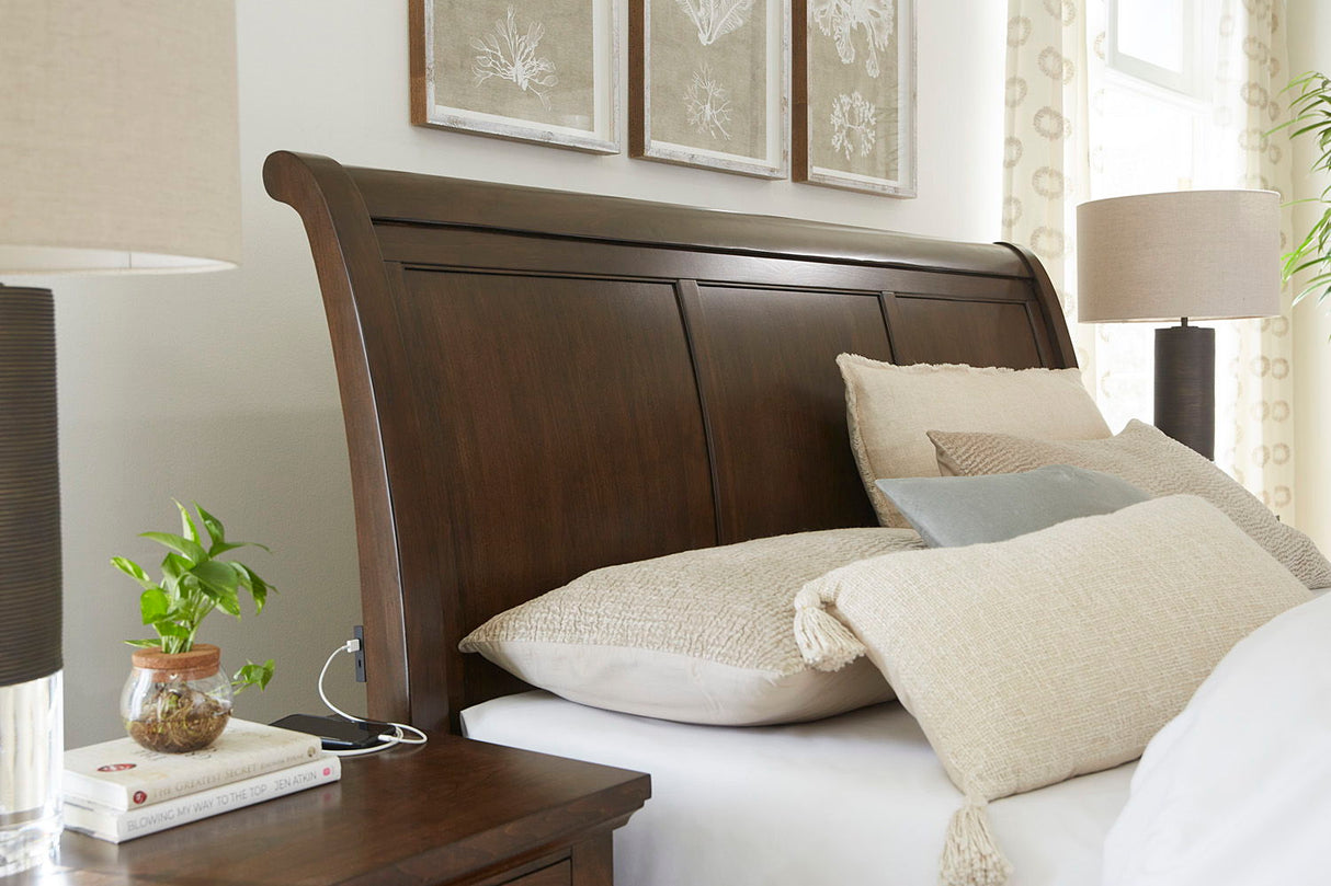 Queen Sleigh Bed