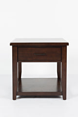 Twin Cities - End Table - Brown